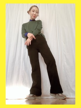 「ROLLA'S（ローラス）のアイテム」を使った、aicoさん（レディース・155cm）の冬コーディネート