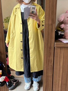 「Samansa Mos2（サマンサ モスモス）のアイテム（トレンチコート）」を使った、ＮＹＦさん（レディース・168cm）の春コーディネート