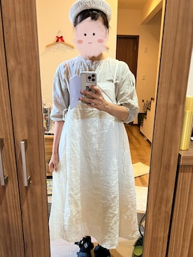 「kazumiコラボ」｜「アイテム（ハンチング/ベレー帽）」を使った、ＮＹＦさん（レディース・168cm）の夏コーディネート