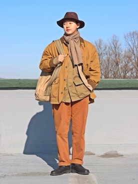 「menswear」｜「アイテム（ブーツ）」を使った、   bb_stgさん（メンズ・171cm）の冬コーディネート