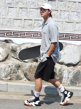 「oversize」｜   bb_stgさん（メンズ・171cm）の夏コーディネート