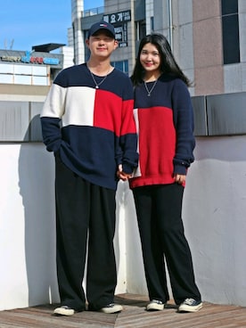 「TOMMY（トミー）のアイテム」を使った、   bb_stgさん（メンズ・171cm）の秋コーディネート