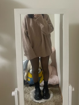 「アイテム（レッグウェア）」を使った、Saku🌷︎骨格ストレートさん（レディース・158cm・20代）の冬コーディネート