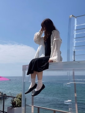 「アイテム（レッグウェア）」を使った、Saku🌷︎骨格ストレートさん（レディース・158cm・20代）の夏コーディネート