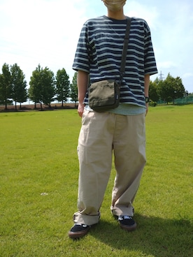 「YMCLKY（ワイエムシーエルケーワイ）のアイテム」を使った、くりきんとんさん（レディース・158cm）の夏コーディネート