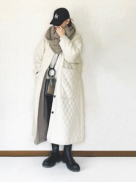 「rectangle（レクタングル）のアイテム（ジャケット/アウター）」を使った、ybtnさん（レディース・159cm）の秋コーディネート