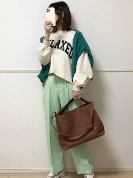「folksy」｜uniさん（レディース・161cm）の冬コーディネート