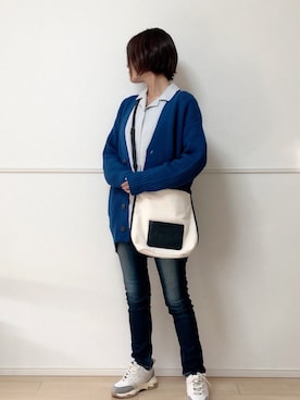 「C17（シーセブンティーン）のアイテム」を使った、uniさん（レディース・161cm）の秋コーディネート