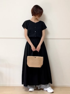 「Ein（アイン）のアイテム」を使った、uniさん（レディース・161cm）の夏コーディネート