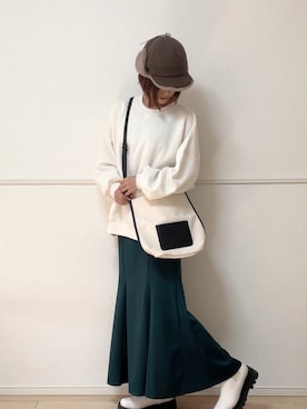 uniさん（レディース・161cm）の冬コーディネート