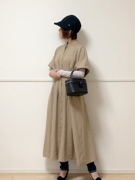 「C17（シーセブンティーン）のアイテム」を使った、uniさん（レディース・161cm）の春コーディネート