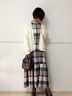 「cbクレストブリッジ」｜uniさん（レディース・161cm）の秋コーディネート