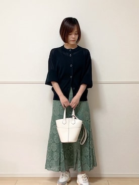「for/c（フォーシー）のアイテム（トップス）」を使った、uniさん（レディース・161cm）の春コーディネート