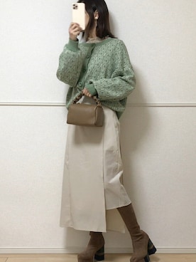 「byあしながおじさん」｜uniさん（レディース・161cm）の冬コーディネート