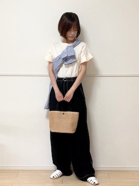 「Ein（アイン）のアイテム」を使った、uniさん（レディース・161cm）の夏コーディネート