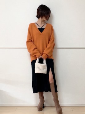 uniさん（レディース・161cm）の秋コーディネート