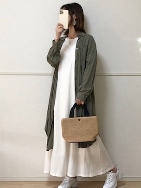 uniさん（レディース・161cm）の春コーディネート