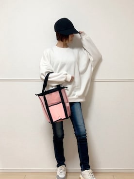 「C17（シーセブンティーン）のアイテム」を使った、uniさん（レディース・161cm）の春コーディネート