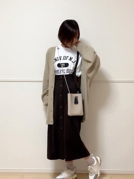 uniさん（レディース・161cm）の冬コーディネート