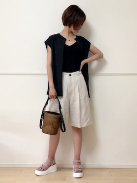 uniさん（レディース・161cm）の夏コーディネート