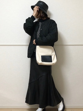 「アーバンリサーチ」｜「アイテム（その他トップス）」を使った、uniさん（レディース・161cm）の冬コーディネート
