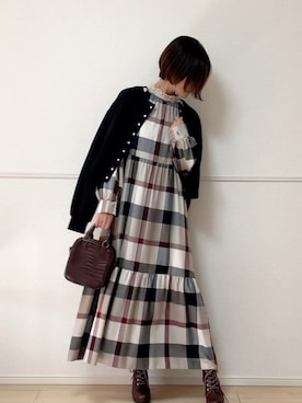 「cbクレストブリッジ」｜uniさん（レディース・161cm）の秋コーディネート