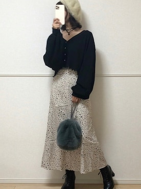 「AmbreNeige」｜「アイテム（ブーツ）」を使った、uniさん（レディース・161cm）の秋コーディネート