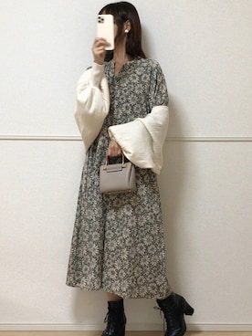 「URBANRESEARCH」｜「アイテム（ブーツ）」を使った、uniさん（レディース・161cm）の秋コーディネート