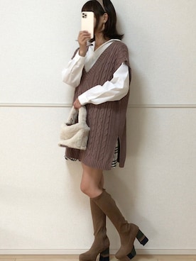 uniさん(レディース・161cm)の秋コーディネート