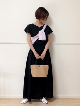 「Ein（アイン）のアイテム」を使った、uniさん（レディース・161cm）の夏コーディネート