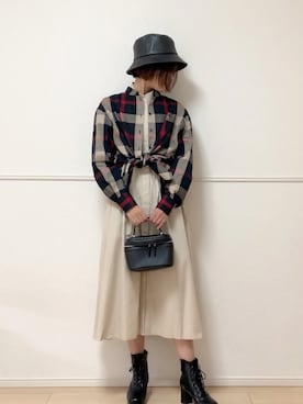 「cbクレストブリッジ」｜uniさん（レディース・161cm）の秋コーディネート