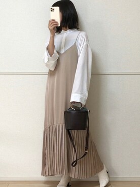 「AmbreNeige」｜「アイテム（ブーツ）」を使った、uniさん（レディース・161cm）の秋コーディネート