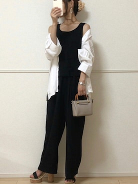 「sakishimatokyo（サキシマトーキョー）のアイテム（その他）」を使った、uniさん（レディース・161cm）の夏コーディネート