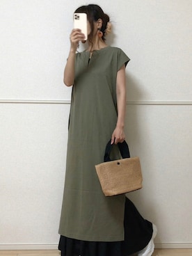 「ITEMS_URBANRESEARCH」｜uniさん（レディース・161cm）の夏コーディネート