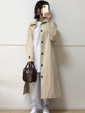 「AmbreNeige」｜「アイテム（パンツ）」を使った、uniさん（レディース・161cm）の春コーディネート