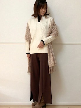 「byあしながおじさん」｜「アイテム（その他）」を使った、uniさん（レディース・161cm）の秋コーディネート