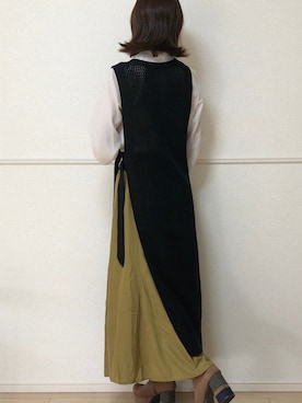 「byあしながおじさん」｜「アイテム（ワンピース/ドレス）」を使った、uniさん（レディース・161cm）の秋コーディネート