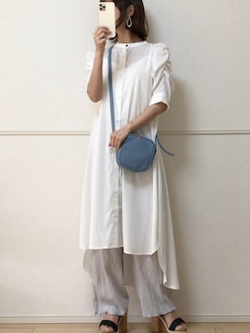 「zucca」｜「アイテム（ワンピース/ドレス）」を使った、uniさん（レディース・161cm）の春コーディネート