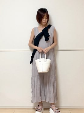 「for/c（フォーシー）のアイテム（トップス）」を使った、uniさん（レディース・161cm）の夏コーディネート