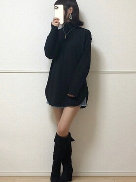 「AmbreNeige」｜「アイテム（パンツ）」を使った、uniさん（レディース・161cm）の秋コーディネート