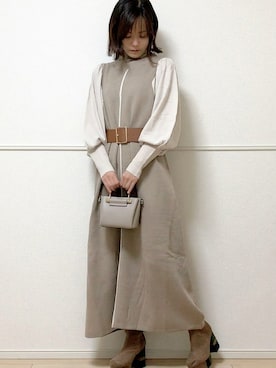 「byあしながおじさん」｜「アイテム（ジャケット/アウター）」を使った、uniさん（レディース・161cm）の冬コーディネート