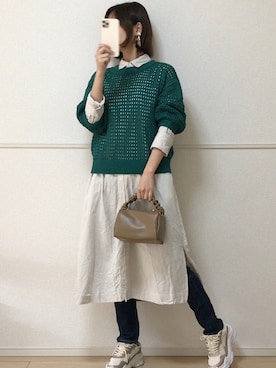 uniさん（レディース・161cm）の春コーディネート