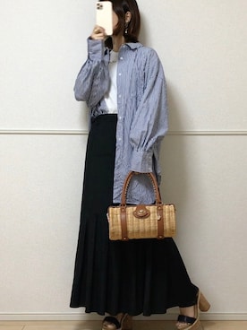 「AmbreNeige」｜「アイテム（サンダル）」を使った、uniさん（レディース・161cm）の春コーディネート