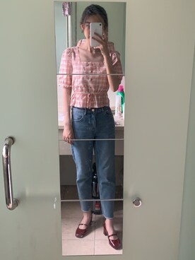 「cache cache（カシュ カシュ）のアイテム（トップス）」を使った、pennyさん（レディース・163cm）の夏コーディネート