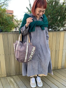 YOKOBORIさん（レディース・156cm）の冬コーディネート