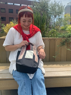 「シアタープロダクツ(THEATRE PRODUCTS)」｜「アイテム（アナログ腕時計）」を使った、YOKOBORIさん（レディース・156cm）の夏コーディネート