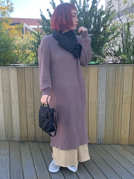 YOKOBORIさん（レディース・156cm）の秋コーディネート