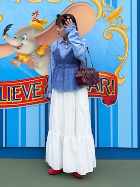 「PAGEBOY（ページボーイ）のアイテム（トップス）」を使った、ミリアさん（レディース・158cm）の春コーディネート