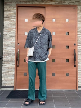 「LUGG NAGG（ラグナグ）のアイテム」を使った、ilh.さん（メンズ・178cm）の夏コーディネート