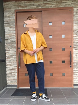 「UNIQLO（ユニクロ）の50色ソックス（消臭機能付き）（ソックス/靴下）」を使った、ilh.さん（メンズ・178cm）の夏コーディネート